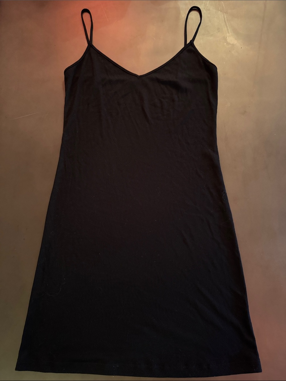 rag & bone Black Spaghetti-Strap Mini Dress